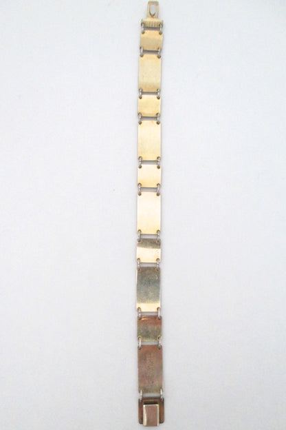 David-Andersen classic enamel bracelet ~ white & blue
