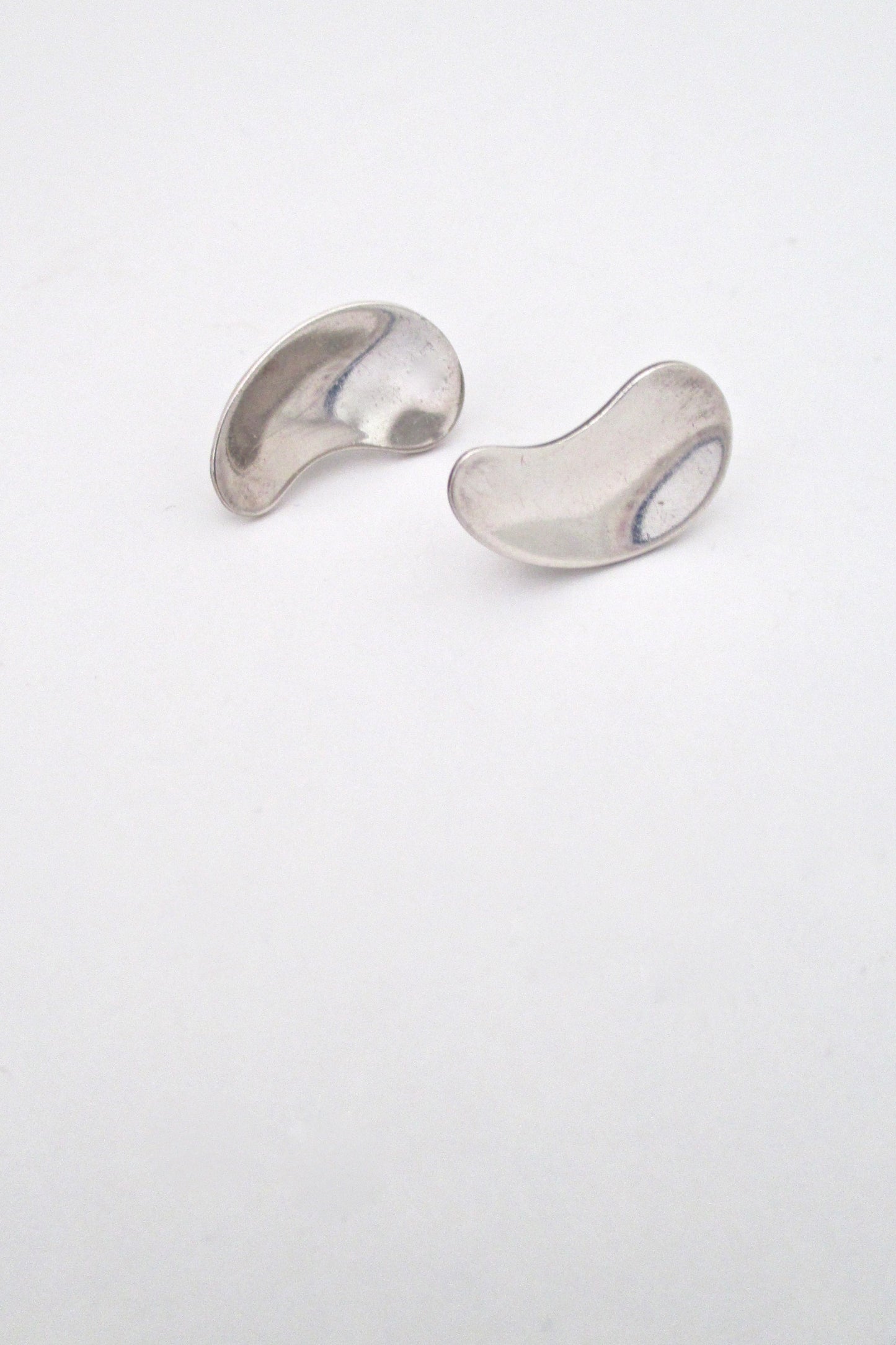 Georg Jensen silver earrings #123 - Nanna Ditzel - for pierced ears