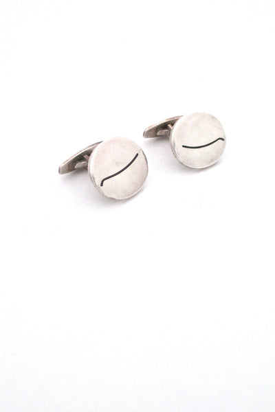 Hans Hansen silver & enamel cufflinks #2