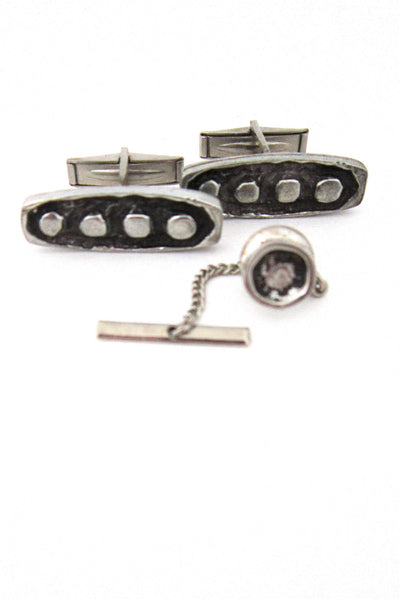 Robert Larin dots cuff links set