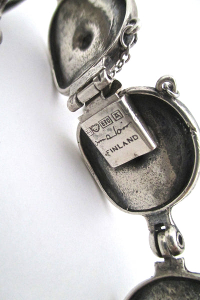 Jorma Laine panel link bracelet - silver