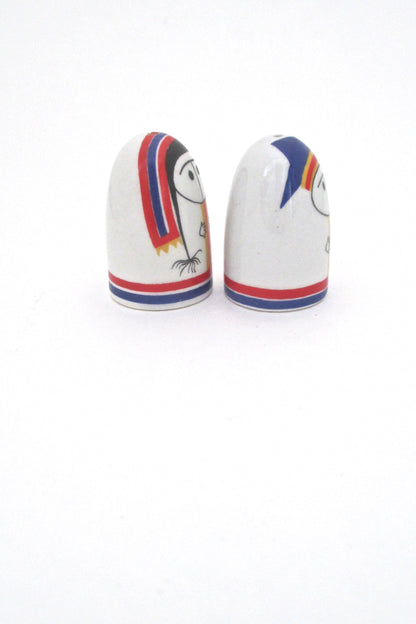 profile Arabia Finland vintage Lappalainen salt pepper Esteri Tomula