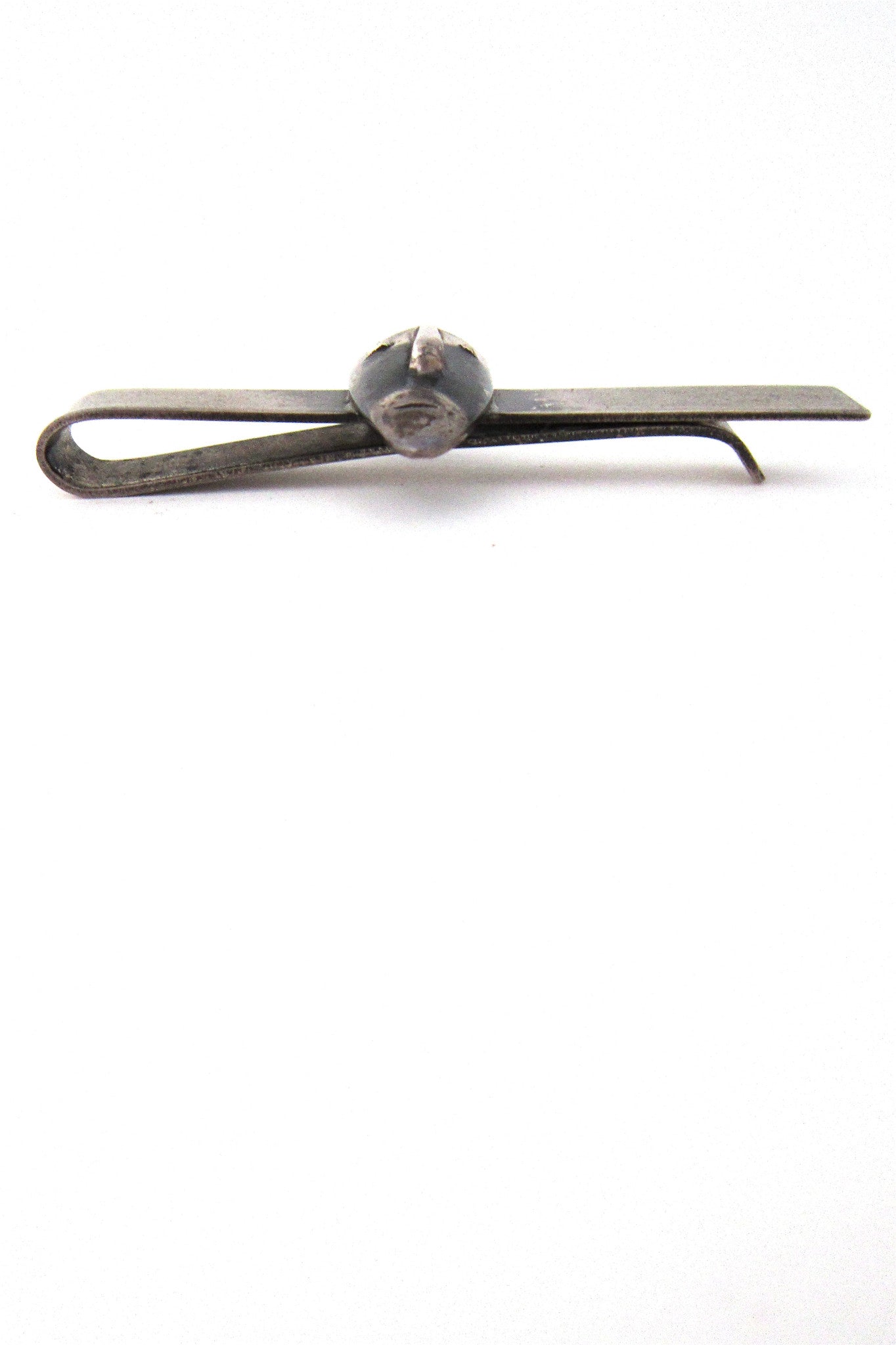 Rebajes sterling 'Brazilian mask' tie bar