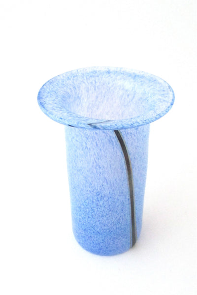 Bertil Vallien Kosta Boda miniature Rainbow vase at Samantha Howard Vintage