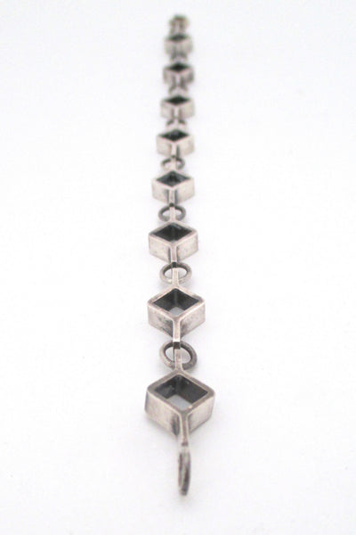 Jorma Laine 'silver squares' bracelet