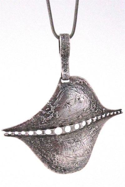 Guy Vidal enormous stingray pendant