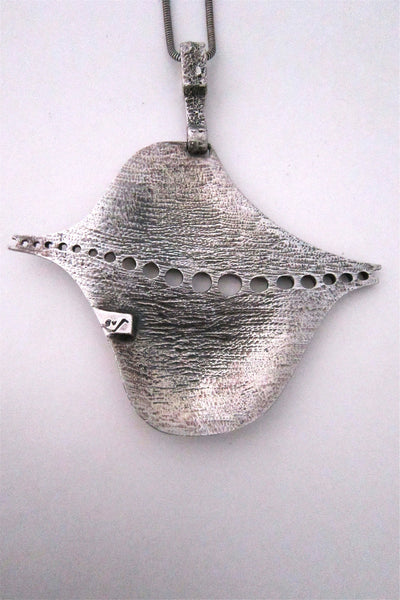 Guy Vidal enormous stingray pendant