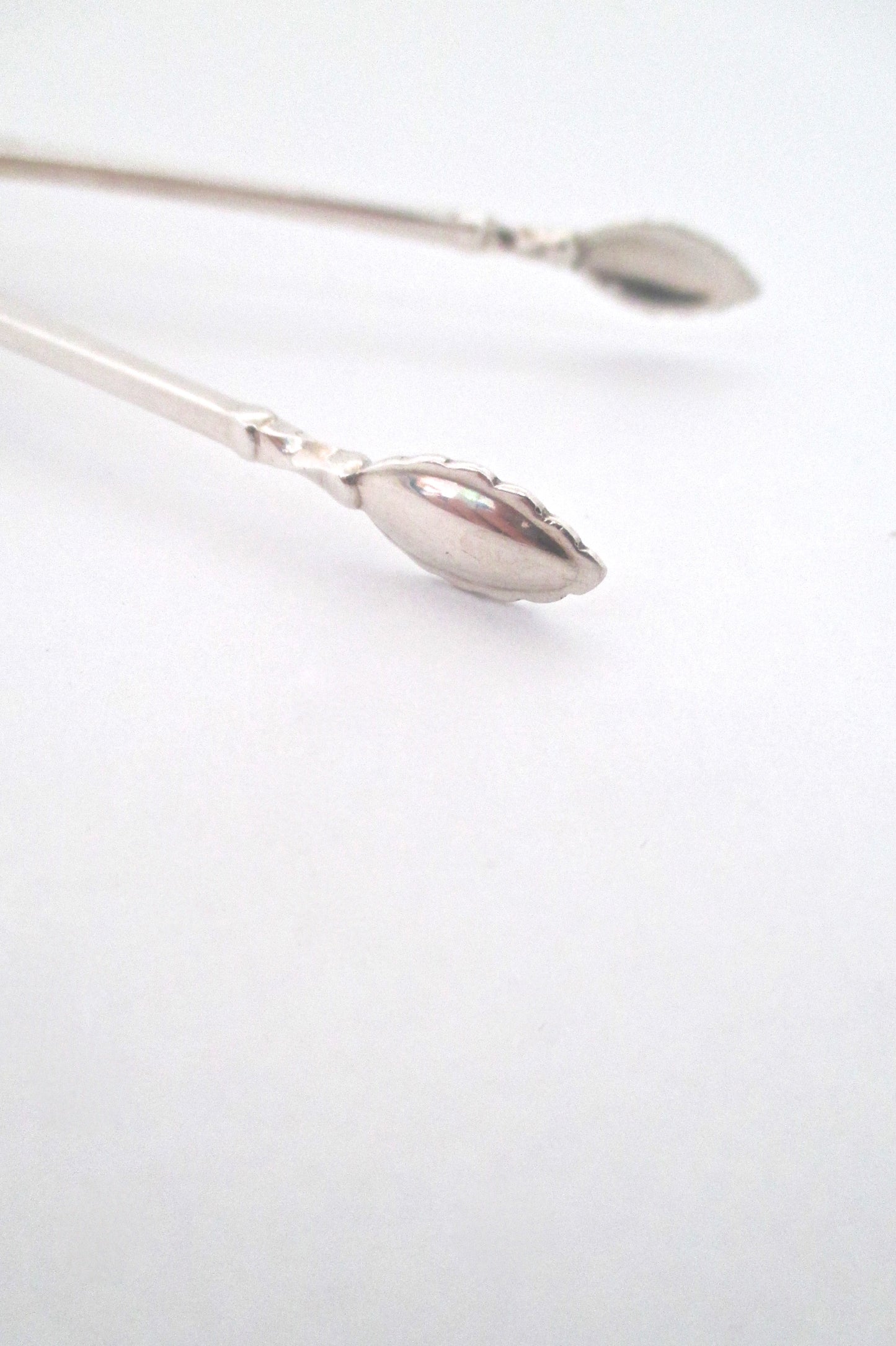Georg Jensen silver 'Blossom' tongs