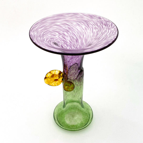 Kosta Boda Artist Collection 'Wind Pipe' bottle vase ~ Bertil Vallien