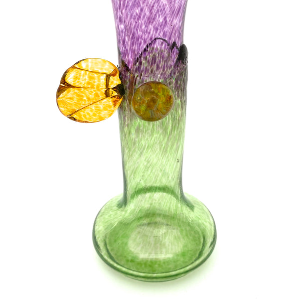 detail Kosta Boda Sweden vintage Artist Collection Wind Pipe vase Bertil Vallien signed
