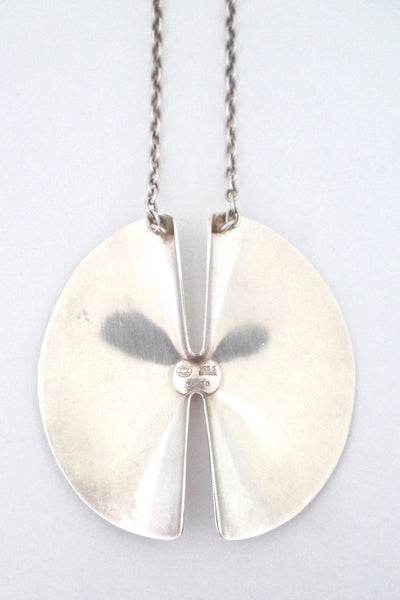 Georg Jensen large pendant necklace 337A ~ Nanna Ditzel