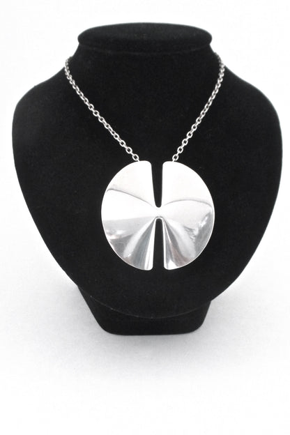 Georg Jensen large pendant necklace 337A ~ Nanna Ditzel