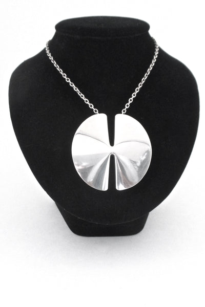 Georg Jensen large pendant necklace 337A ~ Nanna Ditzel