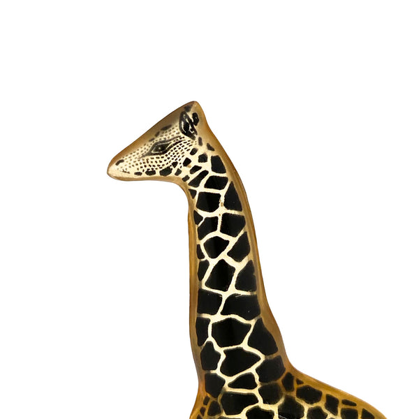 detail Abraham Palatnik Brazil vintage acrylic lucite giraffe sculpture small mid century Modernist design