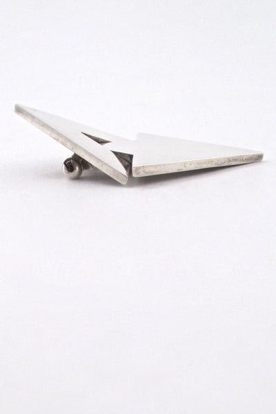 Hans Hansen kinetic hinged brooch - rare