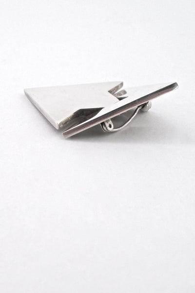 Hans Hansen kinetic hinged brooch - rare