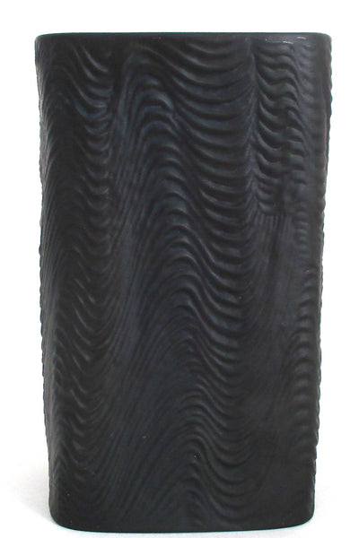 Rosenthal porcelaine noire 'waves' vase - Martin Freyer