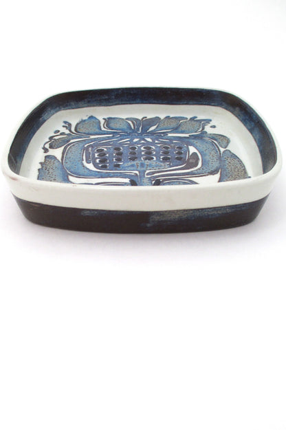 profil Royal Copenhagen Denmark vintage Baca faience dish by Kari Christensen