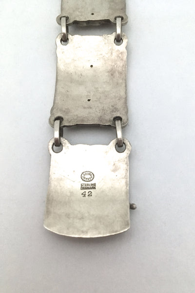 Georg Jensen 'swans' link bracelet #42
