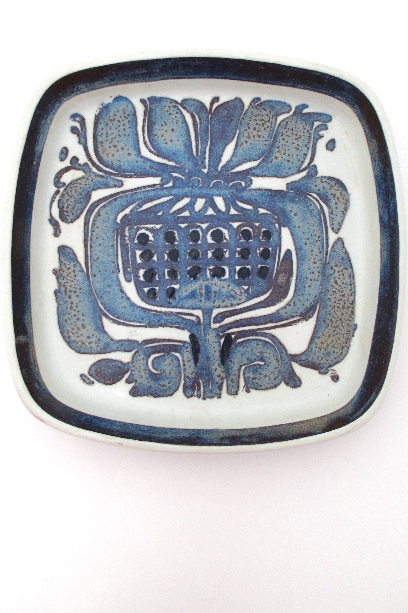 Royal Copenhagen Denmark vintage Baca faience dish by Kari Christensen
