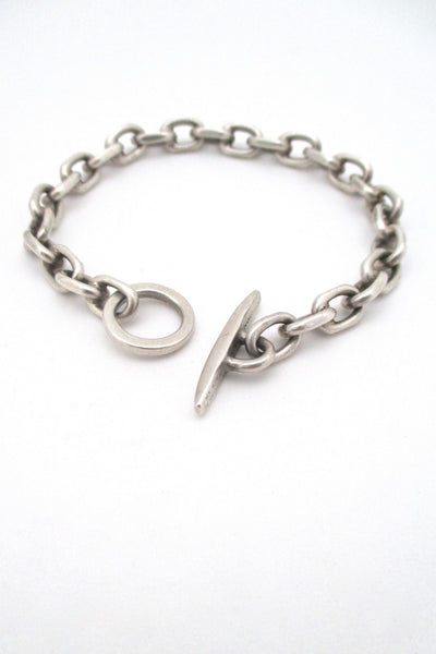 Randers Solvvarefabrik heavy chain link bracelet