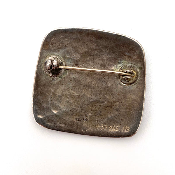 vintage Modernist fish brooch