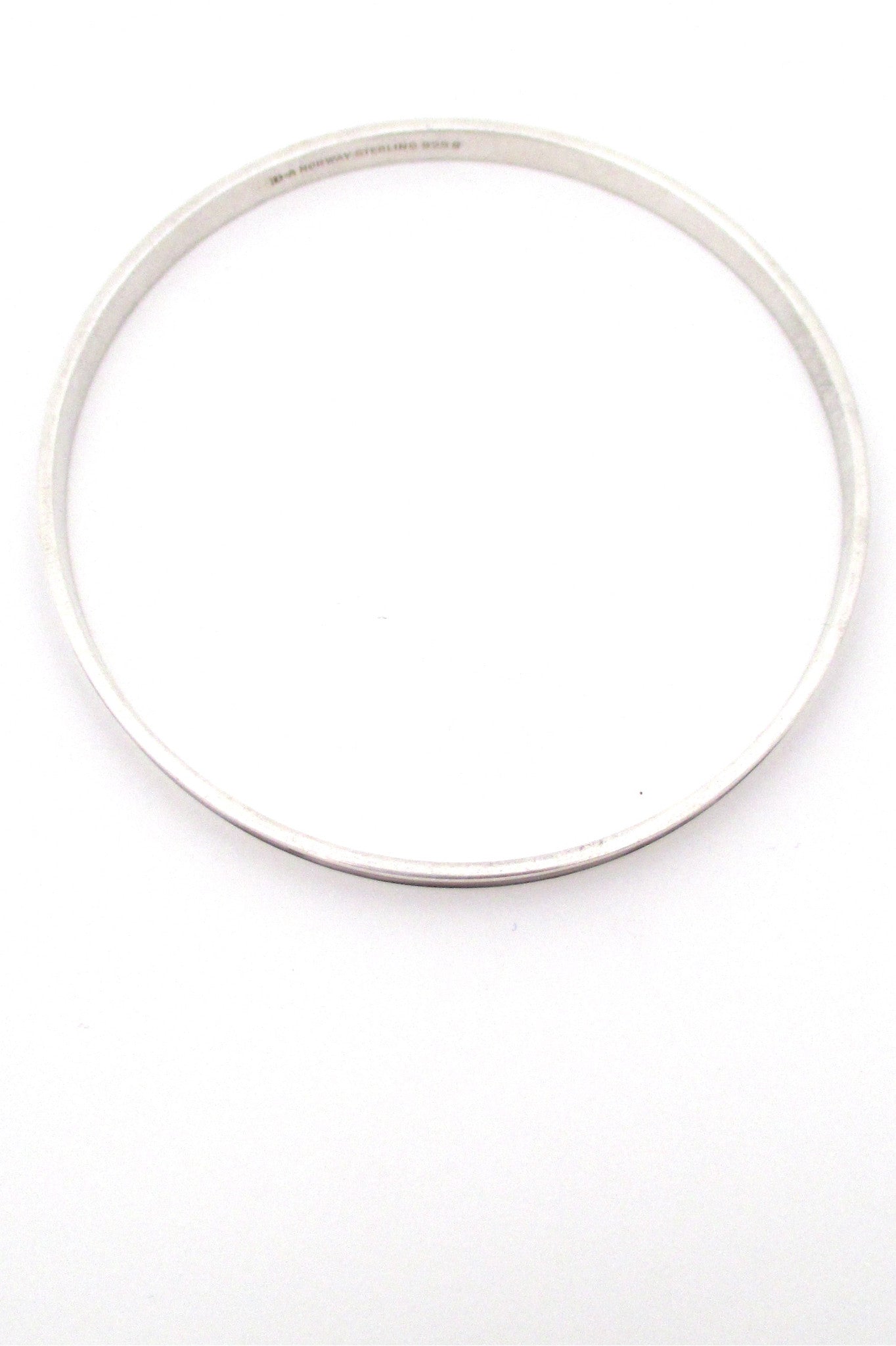 David-Andersen sterling silver & enamel bangle - red