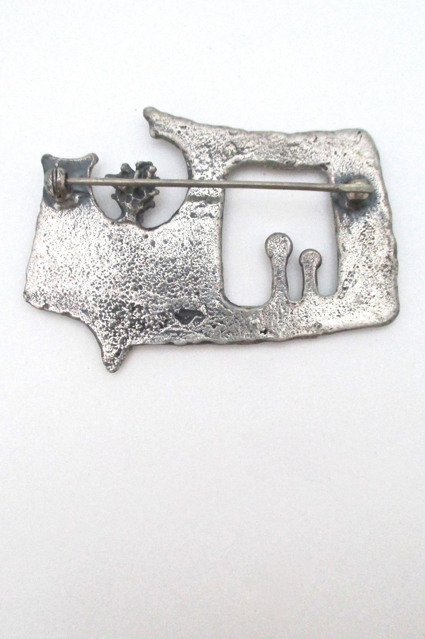 Guy Vidal openwork 'urchin' brooch