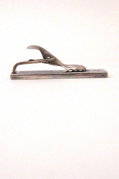 Antonio Pineda silver bars tie bar
