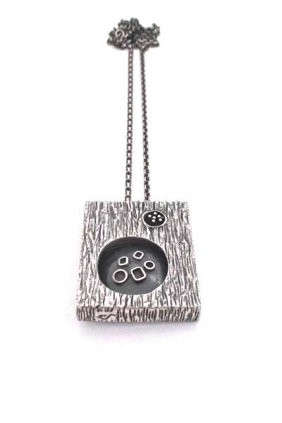 Guy Vidal double-sided shadowbox necklace ~ original box