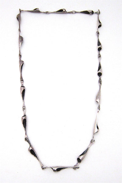 Lapponia, Finland - sterling silver "entire life"  long necklace by Poul Havgaard