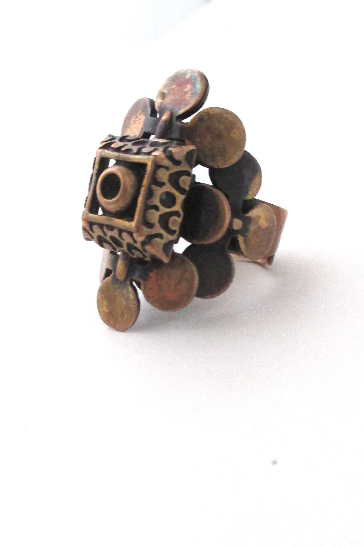 Pentti Sarpaneva Finland vintage Scandinavian bronze ring