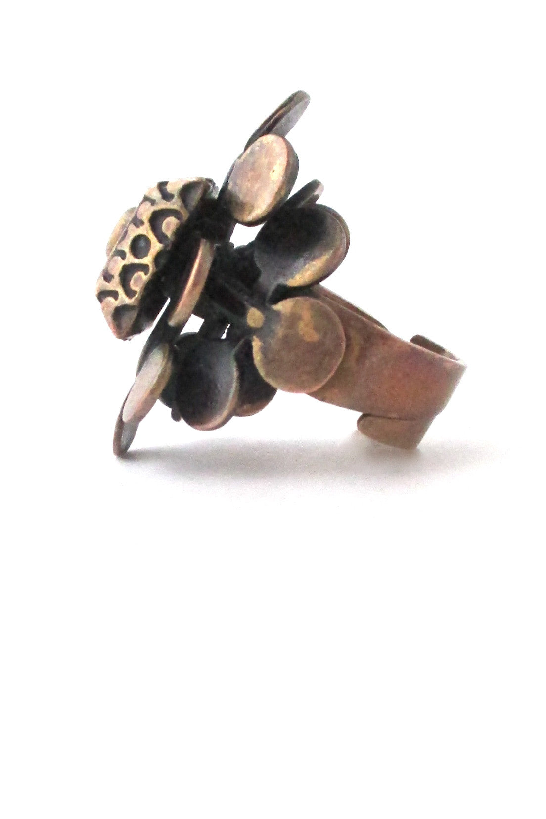 Pentti Sarpaneva Finland vintage Scandinavian bronze ring