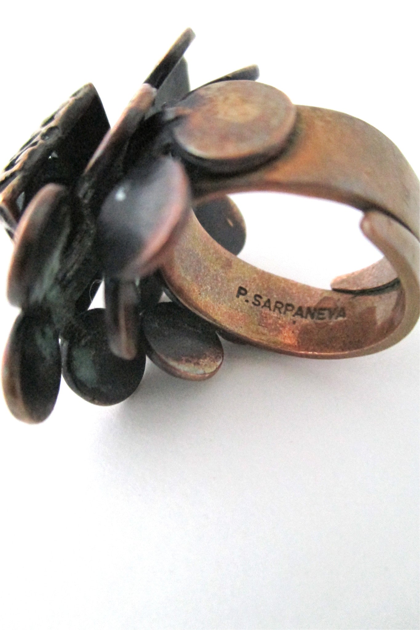 Pentti Sarpaneva large bronze ring