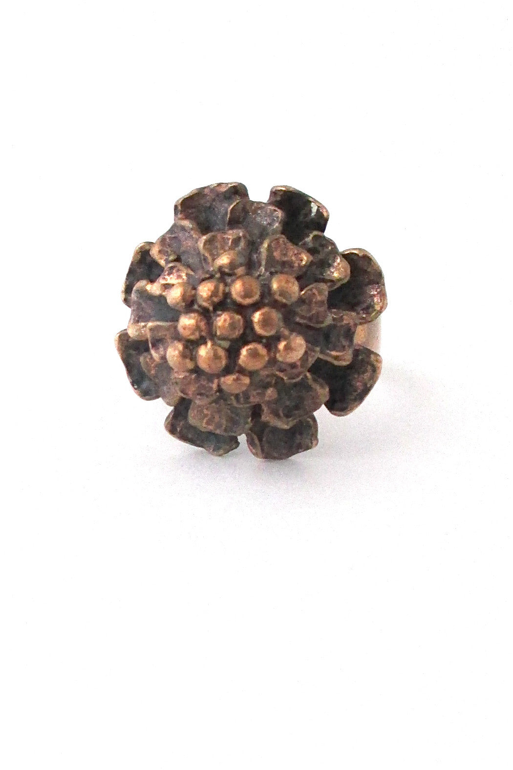 Hannu Ikonen Finland vintage bronze ring