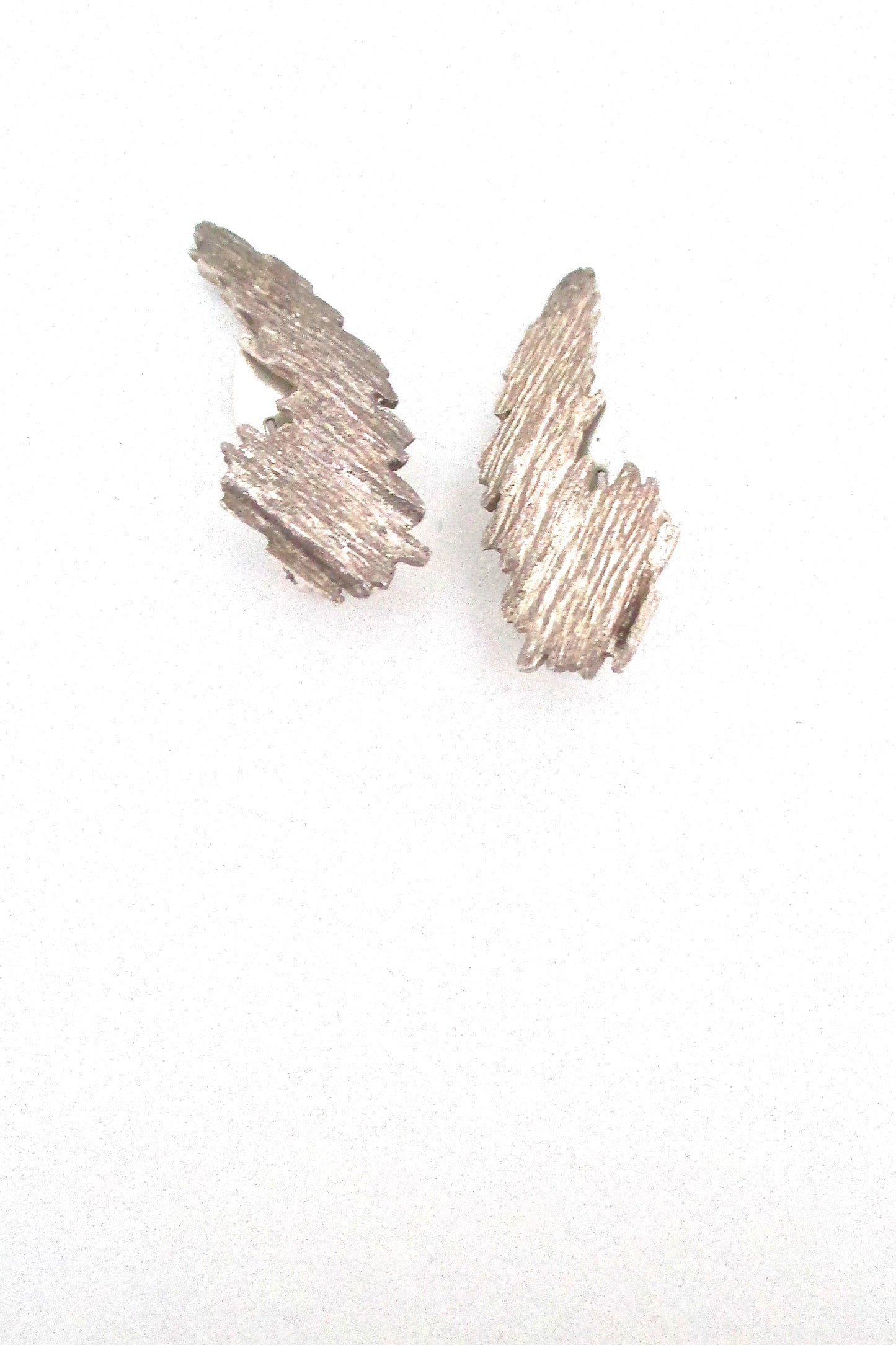 Knud V Andersen for Anton Michelsen 'Bark' ear clips