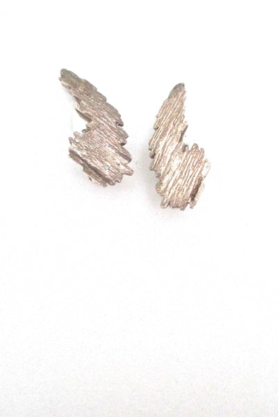 Knud V Andersen for Anton Michelsen 'Bark' ear clips