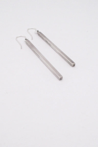 Bent Knudsen sleek, simple drop earrings