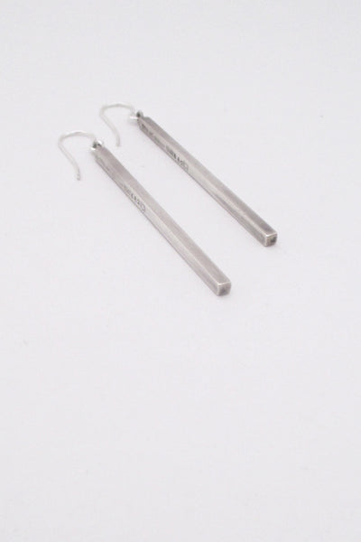 Bent Knudsen sleek, simple drop earrings