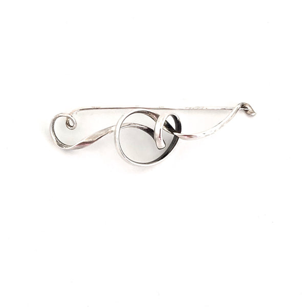 Georg Jensen 'Forget Me Knot' brooch #384 ~ Vivianna Torun