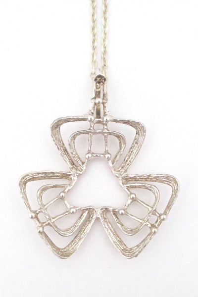 Studio Else & Paul silver openwork pendant