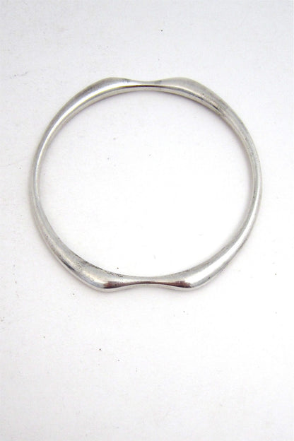 Georg Jensen, Denmark sterling silver bangle #155 by Nanna Ditzel