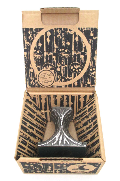 detail Olav Joff for Polaris Norway vintage brutalist Steel Art candle holder 2 of 2