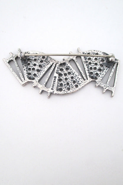 Jean-Claude Darveau 'curves & angles' brooch