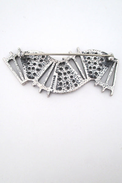 Jean-Claude Darveau 'curves & angles' brooch
