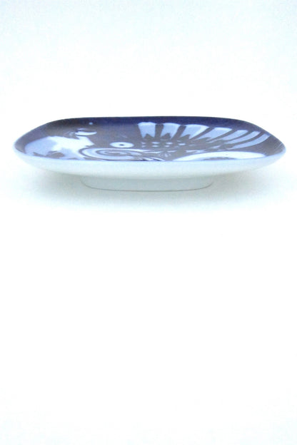 Wiinblad flow blue bird plate