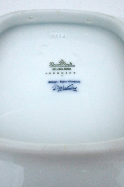Wiinblad flow blue bird plate