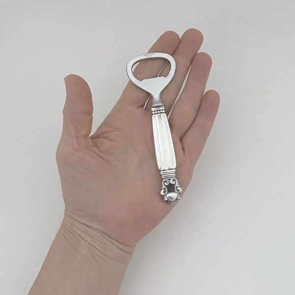 Georg Jensen 'Acorn' bottle opener ~ sterling silver
