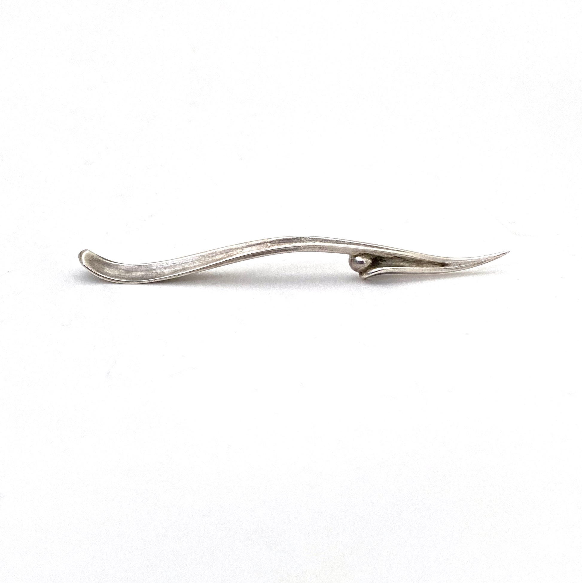 profile Georg Jensen Denmark vintage sterling silver nut cocktail pick Scandinavian design barware