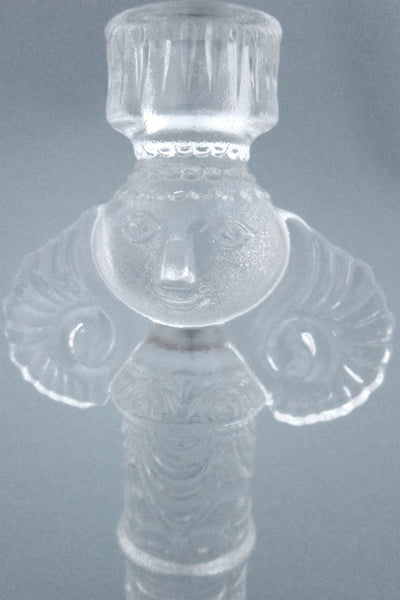 Bjorn Wiinblad for Rosenthal Studio Line figural glass candle stick